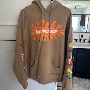 Nickelodeon hoodie, size large